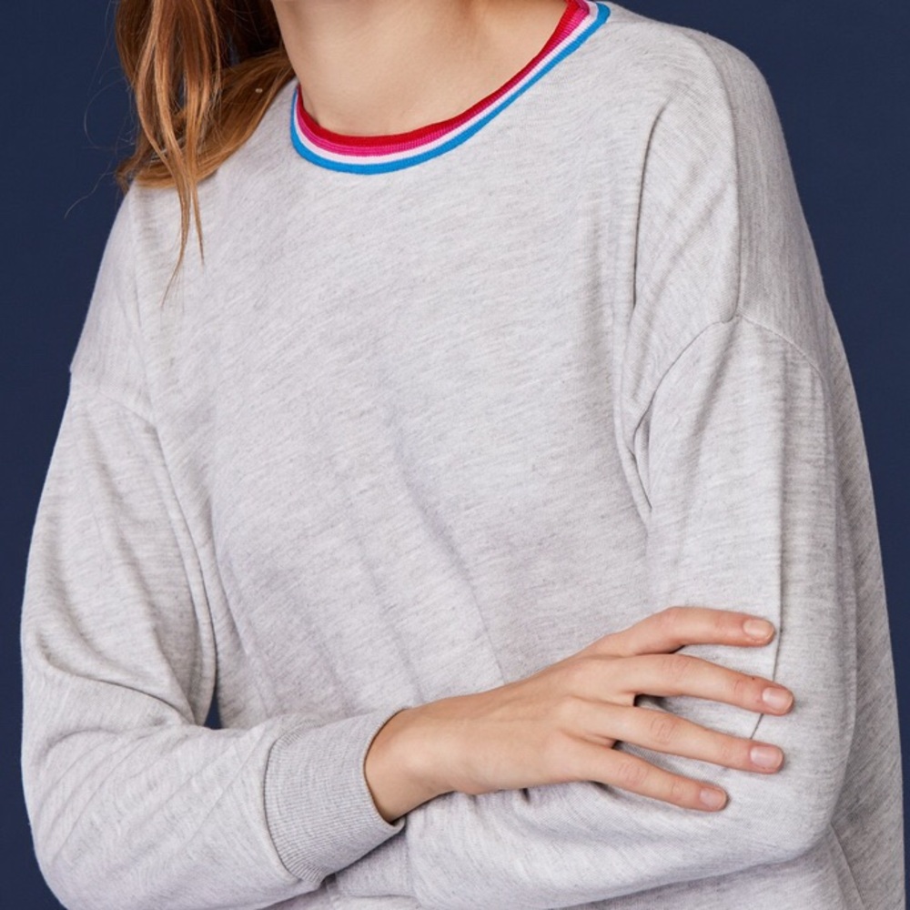LNA grey heather lore sweatshirt